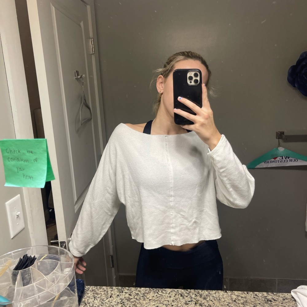 Forever21 white crop top